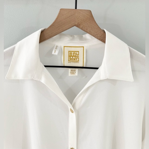 Emily McCarthy Classic Cover Up In Bright White Size XS - Picture 6 of 7